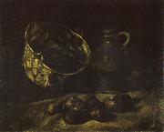 Vincent Van Gogh Still life with Copper Kettle,Jar and Potatoes (nn040 Sweden oil painting reproduction